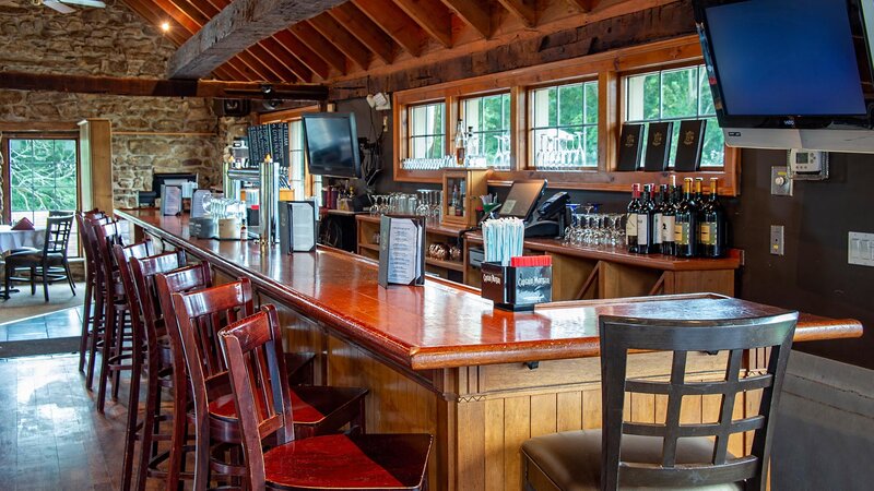 Private event area bar